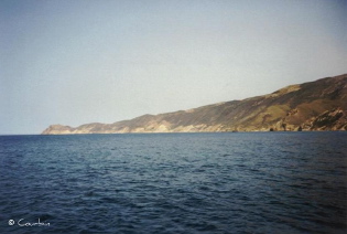 Le cap Ferrat vu depuis la pointe de l'aiguille